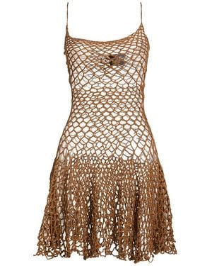 Loewe Mini Dress Cotton - Natural