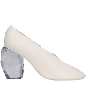 Jil Sander Pumps Leather - White