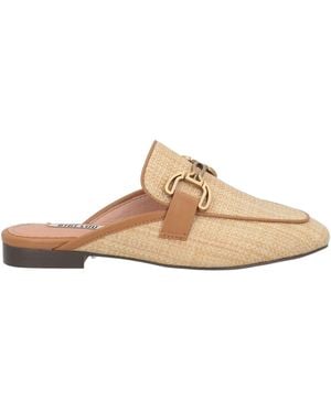 Bibi Lou Mules & Clogs Textile Fibres - Natural