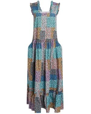 KENZO Sky Maxi Dress Cotton - Blue
