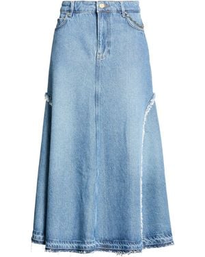 Ganni Denim Skirt Organic Cotton - Blue