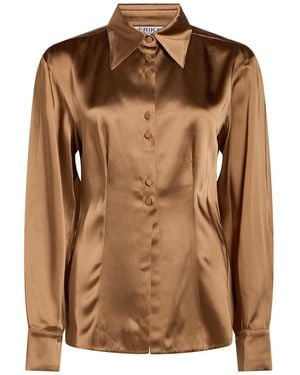 Erika Cavallini Semi Couture Shirt - Brown