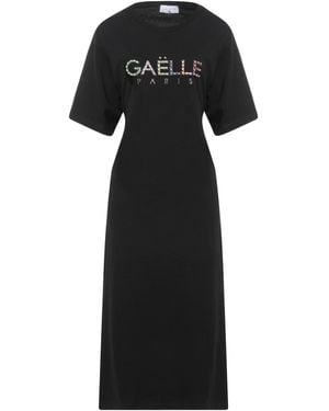Gaelle Paris Midi Dress Cotton - Black