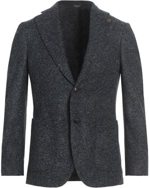 BRERAS Milano Blazer Acrylic, Virgin Wool, Polyester - Black