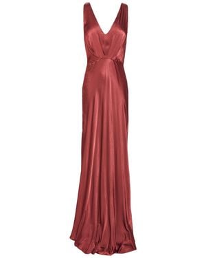 Maliparmi Maxi-Kleid - Rot