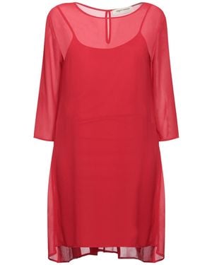 Angelo Marani Vestito Corto - Rosso