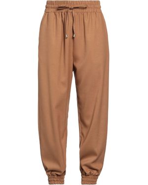Denny Rose Camel Pants Polyester, Viscose, Elastane - Natural