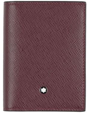 Montblanc Plum Wallet Leather - Purple