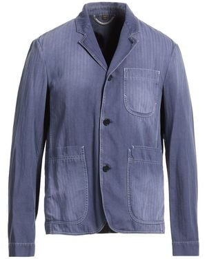 Burberry Blazer Cotton, Linen - Blue