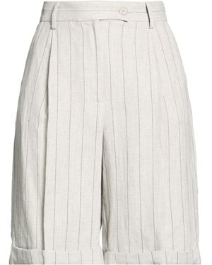 Antonelli Light Shorts & Bermuda Shorts Viscose, Linen, Polyester - White
