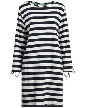 SOLOTRE Mini Dress Cotton - Blue