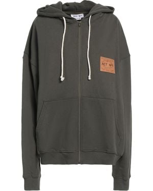 ACT N°1 Military Sweatshirt Cotton - Black