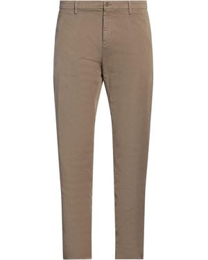 Mp Massimo Piombo Trouser - Natural