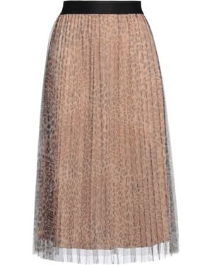 Liu Jo Midi Skirt Polyester - Brown