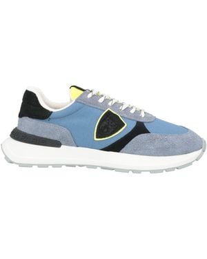 Philippe Model Light Trainers Leather, Textile Fibres - Blue