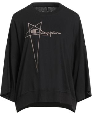 Rick Owens X Champion T-Shirts - Schwarz