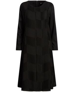 Collection Privée Midi Dress Polyester, Viscose, Elastic Fibers - Black