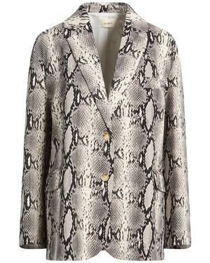 ViCOLO Blazer Cotton, Elastane - Gray