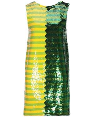 Halpern Mini Dress Polyester - Green