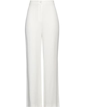 L'Autre Chose Pants Acetate, Viscose - White