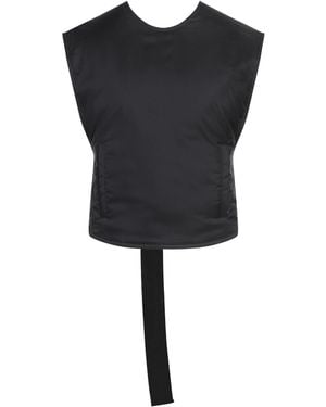 Y's Yohji Yamamoto Top Nylon, Polyester - Black