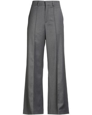 Nineminutes Pants Polyester, Viscose, Elastane - Gray