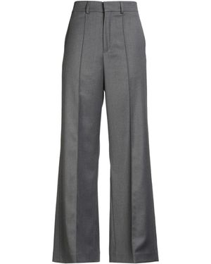 Nineminutes Trousers Polyester, Viscose, Elastane - Grey
