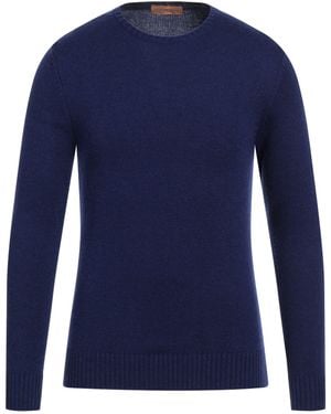 HENRY CLIFFORD Jumper Wool, Cashmere - Blue