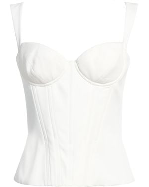 DSquared² Ivory Top Acetate, Silk, Viscose - White