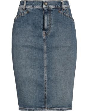 Pinko Denim Denim Skirt Cotton, Elastane - Blue