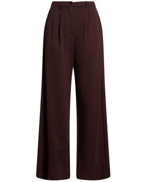 .., merci italia Dark Pants Viscose, Nylon, Elastane - Purple
