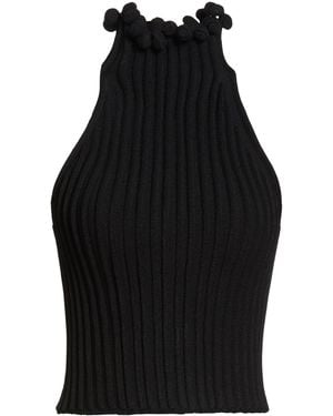 Alaïa Top Viscose, Polyester, Polyamide - Black