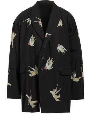 Yohji Yamamoto Blazer Linen, Rayon - Black