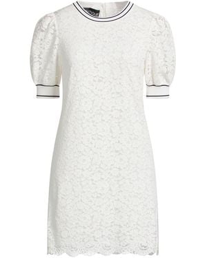 Moschino Mini Dress Cotton, Polyamide, Viscose - White