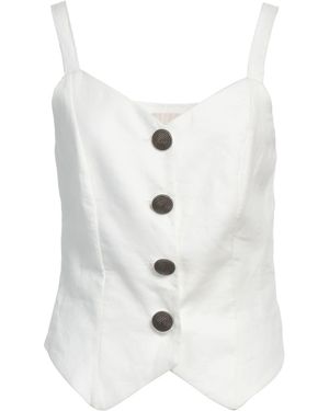 AMARANTE DO BRASIL Top Linen - White