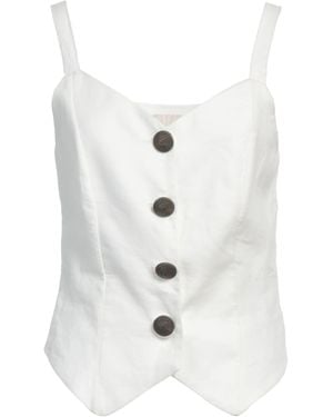 AMARANTE DO BRASIL Top Linen - White