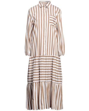Semicouture Maxi Dress - Natural
