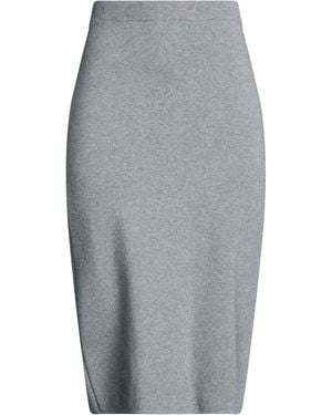 Max Mara Midi Skirt Viscose, Polyamide, Wool - Gray