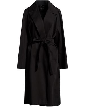 Marina Rinaldi Overcoat & Trench Coat Cotton - Black