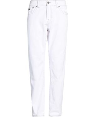 TRUE RELIGION Pantalon En Jean - Blanc