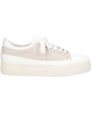 Eleventy Light Sneakers Leather, Textile Fibers - Natural