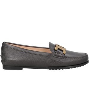 Tod's Loafers Soft Leather - Grey