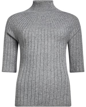 Caractere Turtleneck Viscose, Polyester, Polyamide - Grey