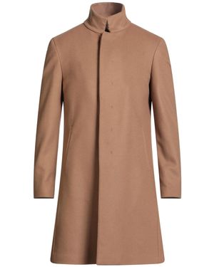 John Varvatos Coat Virgin Wool, Polyamide, Recycled Cashmere - Brown