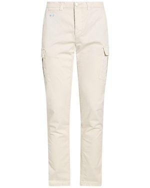 Tramarossa Cream Trousers Cotton, Elastane - White