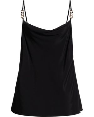 SIMONA CORSELLINI Top Acetate, Silk - Black