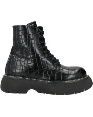 Steve Madden Ankle Boots Textile Fibers - Black