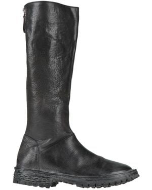 Moma Charcoal Boot Leather - Black