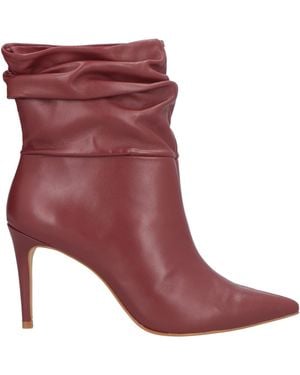 Carrano Brick Ankle Boots Pigskin - Red