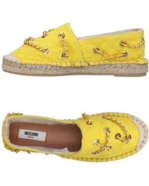Moschino Espadrilles Textile Fibers - Yellow